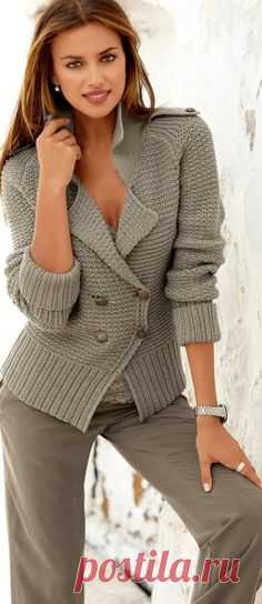 Coat Color Ladies Button Sweater Click for more