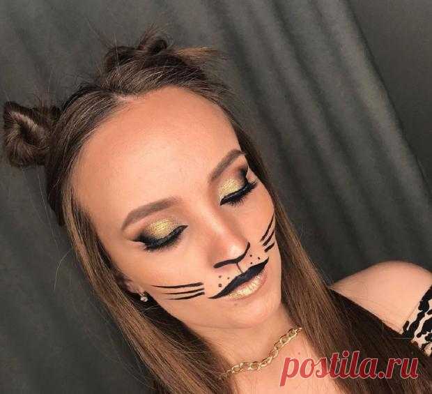 Милый макияж на Хэллоуин: красивые и нежные идеи для девушек