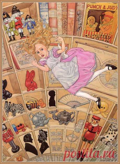 Alice in Wonderland by Angel Dominguez Алиса в стране чудес Энжел Домингес | Алиса в Стране Чудес