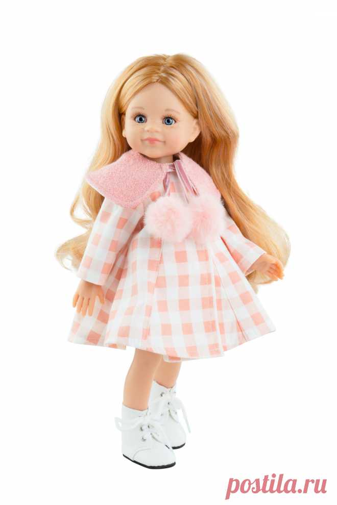 Кукла Кончита в платье с воротником и пушистыми помпонами, 32 см 04490 от Paola Reina за 6 152 руб. Купить в официальном магазине Paola Reina