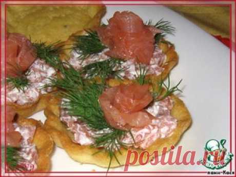 Тарталетки "Морские" на картофельном тесте - кулинарный рецепт