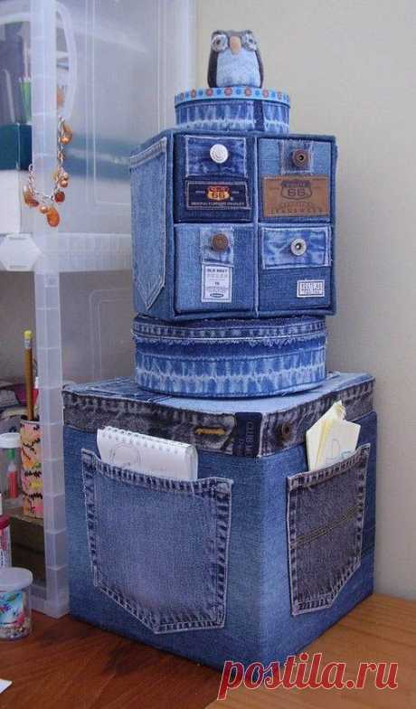 Утилизация джинсов - Ярмарка Мастеров - ручная работа, handmade