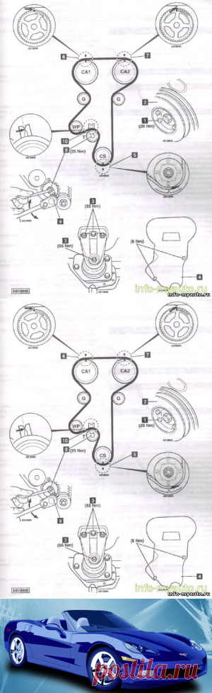 Замена ГРМ CHEVROLET Nubira, Lacetti 1,8 Двигатель T18SED - Автомобильный портал