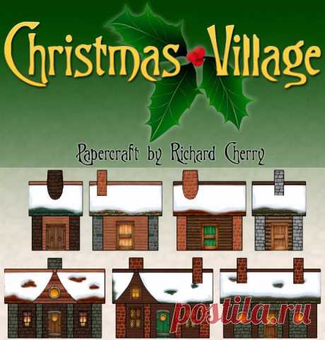 PAPERMAU: Christmas Time - A Christmas Village Papercraft - by SiriusArtWorks
