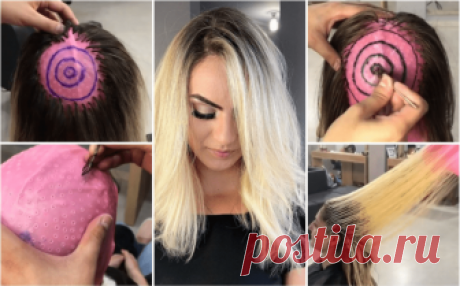 This Hairstylist Has An Interesting Take On The Simple Concept Of Highlighting Hair That You'll Definitely Want To Check Out Rodolfo Carvalho is re-inventing the wheel here...