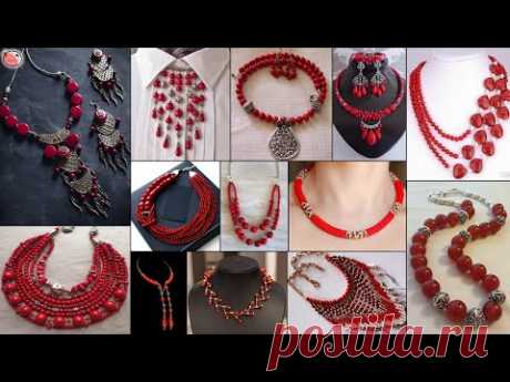 Hot Red Jewelry! DIY Necklace Ideas Suitable On Wedding Outfits