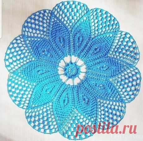 Салфетка крючком