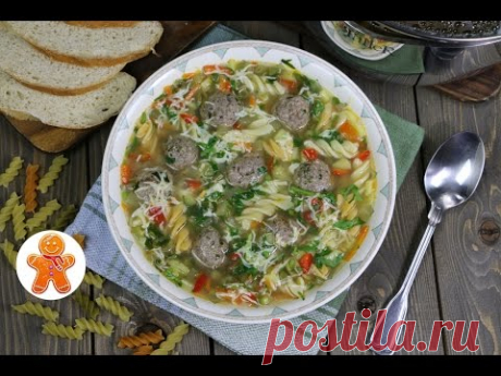 Суп с фрикадельками по-итальянски (wedding soup)
