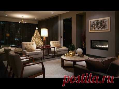 Interior Design | A Luxurious Condo With Dark & Cozy Christmas Decor