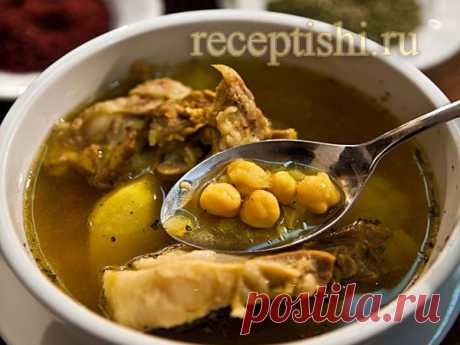 Парча-бозбаш (суп с бараниной и нутом) | Кулинарные рецепты с фото на Рецептыши.ру