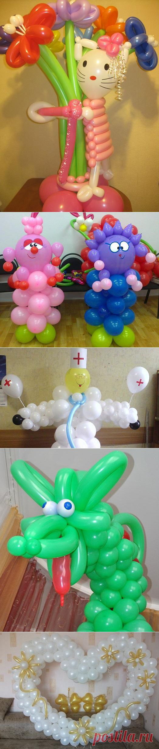 Как сделать своими руками фигуры из воздушных шаров?