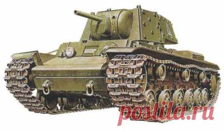 Все своими руками. | Танк из бумаги, схема для склеивания. Тяжелый советский танк КВ 1.