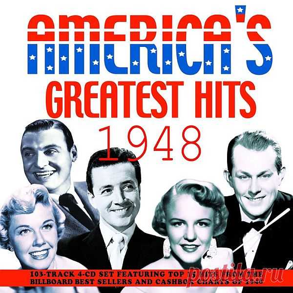 Americas Greatest Hits 1948 (4CD) (2022) Mp3 Исполнитель: Various ArtistНазвание: Americas Greatest Hits 1948 (4CD)Страна: All worldЖанр: Pop, Rock, RnB, JazzДата релиза: 2022Количество композиций: 103Формат | Качество: MP3 | 320 kbpsПродолжительность: 04:56:45Размер: 651 Mb (+3%) TrackList:CD 101. Ray Noble & His Orchestra with Buddy