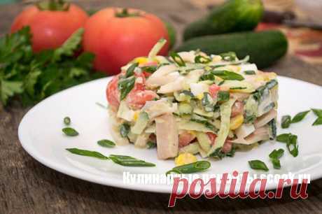 Овощной салат с кальмарами | Рецепты вкусных блюд