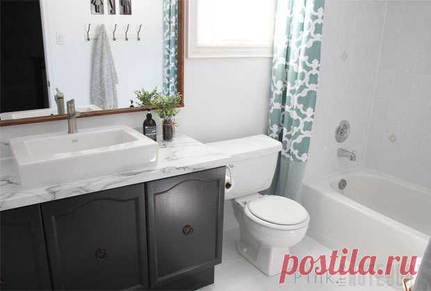 You might think a bathroom remodel is expensive, but this homeowner did something brilliant! | Hometalk