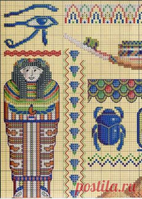 Египетские мотивы, схемы для вышивки и плетения | biser.info - всё о бисере и бисерном творчестве