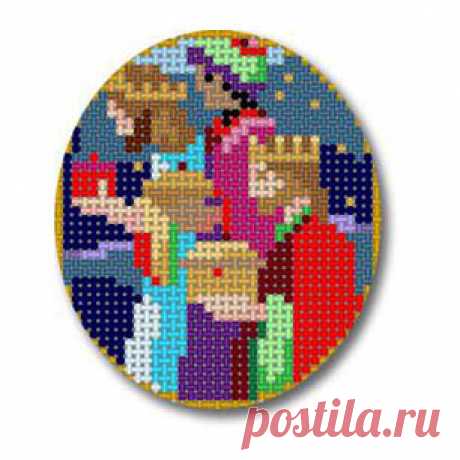 Nativity – Wisemen Adorable high-quality Nativity - Wisemen. The Needlepointer is a full-service shop specializing in hand-painted canvases, thread fibers, needlepoint books, accessories, needlepoint classes and much more.