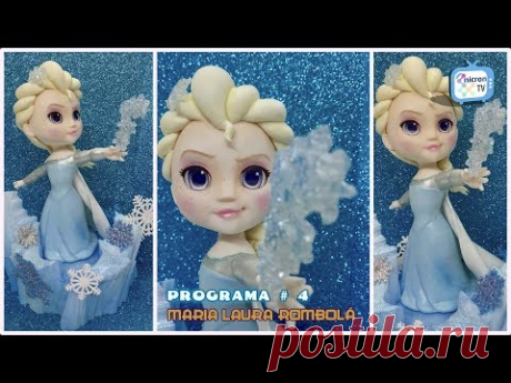 NICRON TV - Como modelar Elsa (Frozen) por Maria Laura Rombolá