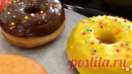 Американские пончики (донаты) покрытые шоколадом | Ольга Матвей | Готовить Просто | Яндекс Дзен