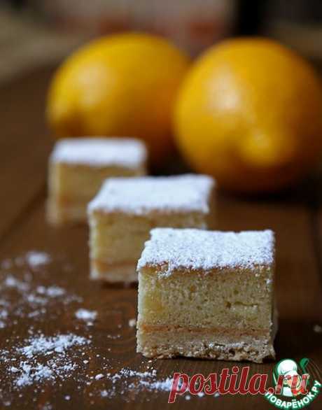 Лимонные пирожные на основе джема.