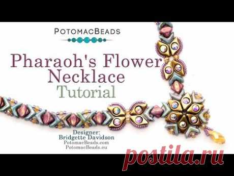 Pharaoh's Flower Necklace - Jewelry Making Tutorial
