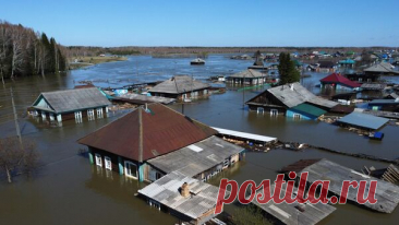 В Усть-Ишимском районе Омской области сложилась сложная паводковая ситуация