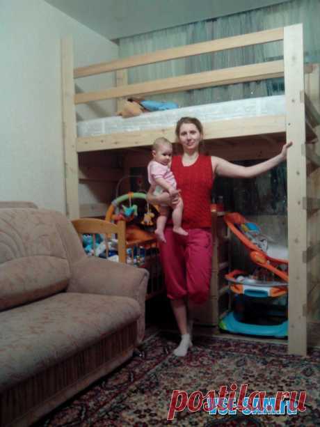 Кровать-чердак из дерева » VSE-SAM.ru - Сделай сам своими руками поделки, самоделки