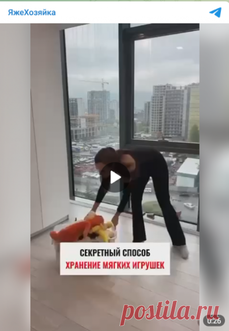 🧸 Оригинальный способ хранения игрушек