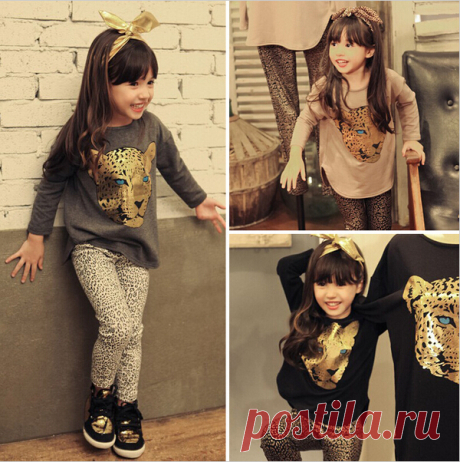 футболка звук Picture - More Detailed Picture about RT 103, 2016 new autumn spring children clothing set girls girl long sleeve T shirt + leopard legging 2 pcs. suit kids outfit Picture in Clothing Sets from Kids Tale Store | Aliexpress.com | Alibaba Group