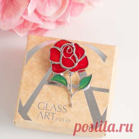 Planta pin vidrieras joyería Día de las Madres regalo personalizado vidrieras flor broche Ucrania joyería vidrieras arte rosa joyería - Etsy Chile