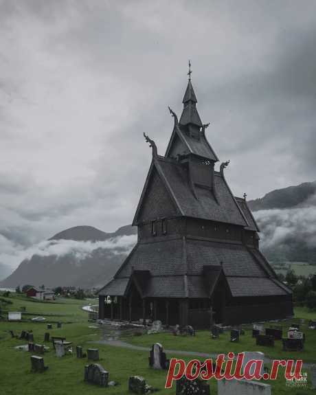 Ставкирка в Боргунне (Borgund stavkirke), Норвегия