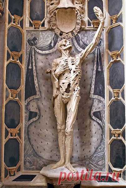 "Death as a skeleton" Художник Ligier Richier