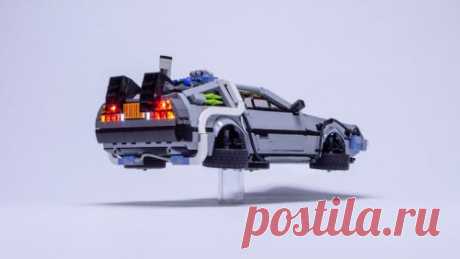 Поклонник LEGO создал миниатюрную копию автомобиля DeLorean из фильма «Назад в будущее» (9 фото) . Тут забавно !!!