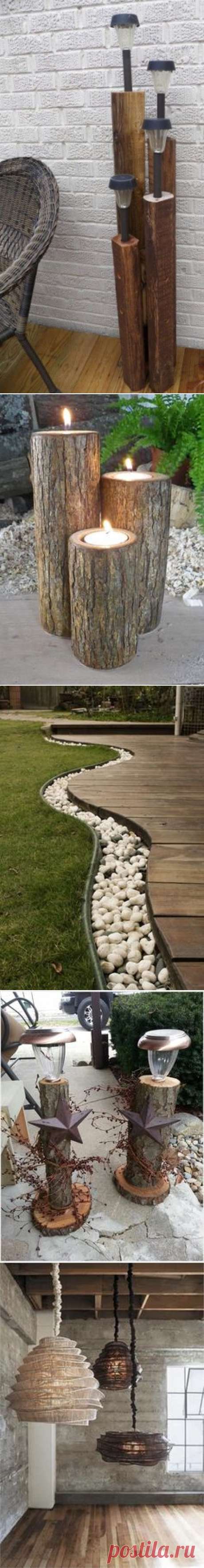 (2) Make Solar Light Deck Decor I would add rope wrapped around the middle to give a real nautical look. | Garden ideas