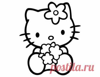 Раскраски Хелло Китти (Hello Kitty) - Распечатать бесплатно