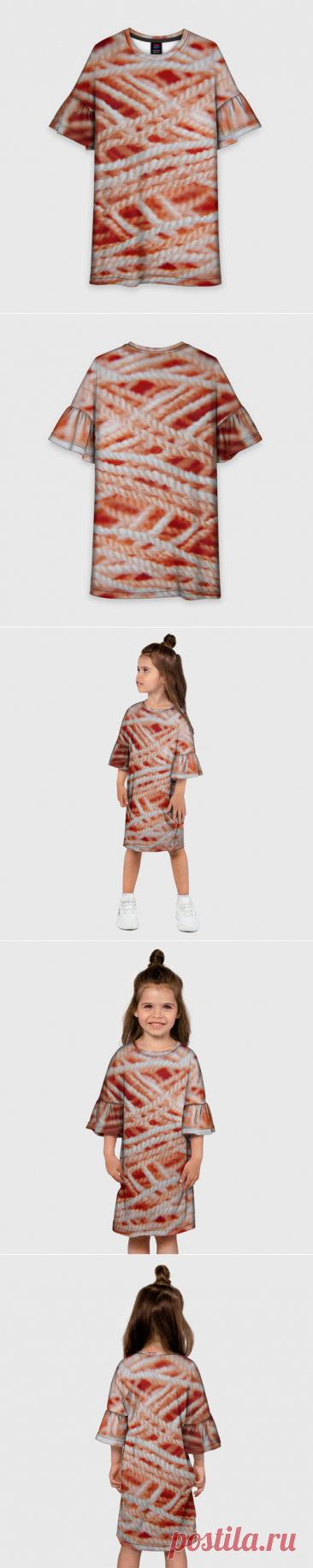 Детское платье 3D Нити - макро фото - купить по цене 1435 руб в интернет-магазине Всемайки, арт 3652185