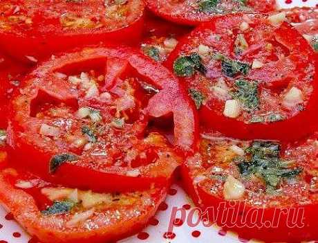 Маринованные помидоры по-итальянски за 30 минут .