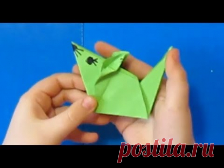 Крыса - символ 2020 года своими руками талисман Мышка оригами поделки с детьми ( игрушка на елку)