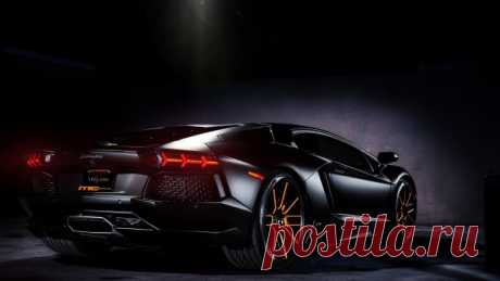 Wallpaper Black, Aventador, Lamborghini, Lp700-4 HD