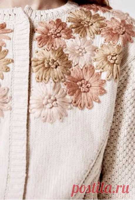 Artesanato na Moda: 20 modelos de blusa de lã com bordado ⋆ De Frente Para O Mar