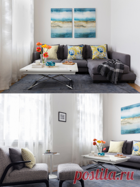 Room of the Day: New Decor Brightens Up a Compact Apartment