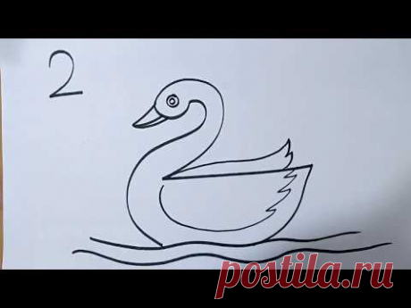 Number drawing for kids|| How to draw pictures using english number 1 to 10.
