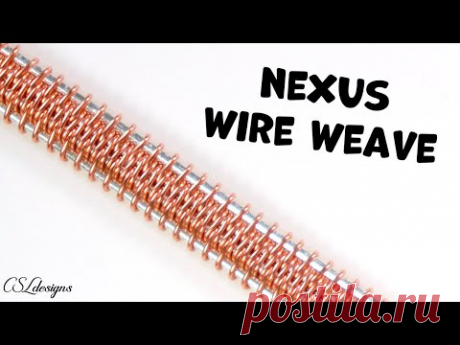 Nexus wire weave tutorial ⎮ For bracelet, necklace and other jewelry