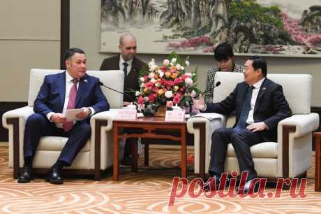 Бизнес-миссия в Китай. Тверская область расширяет сотрудничество с Ляонином. Делегация во главе с тверским губернатором Игорем Руденей находится с визитом в китайском городе Шэньян.