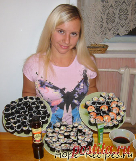 Рецепты японской кухни: роллы в домашних условиях © Кулинарный блог #Рецепты Надежды