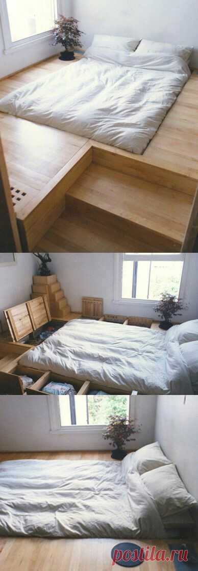 Встроенная кровать | Дизайн интерьера детской, спальни, ванной кухни и .