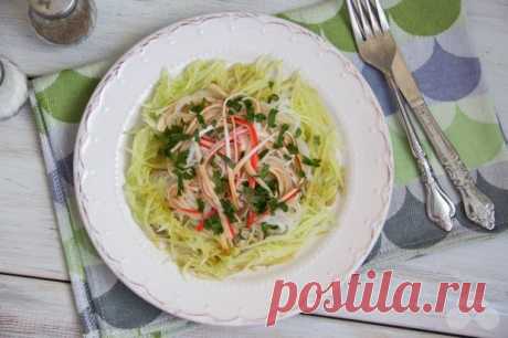 Азиатский крабовый салат с огурцами и петрушкой – простой и вкусный рецепт с фото (пошагово)