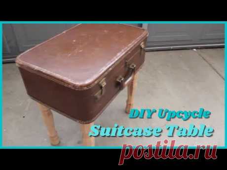 Upcycle:  Vintage Suitcase to Clever Table