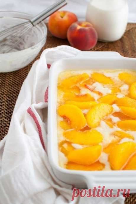Как приготовить персиковый коблер. - рецепт, ингредиенты и фотографии