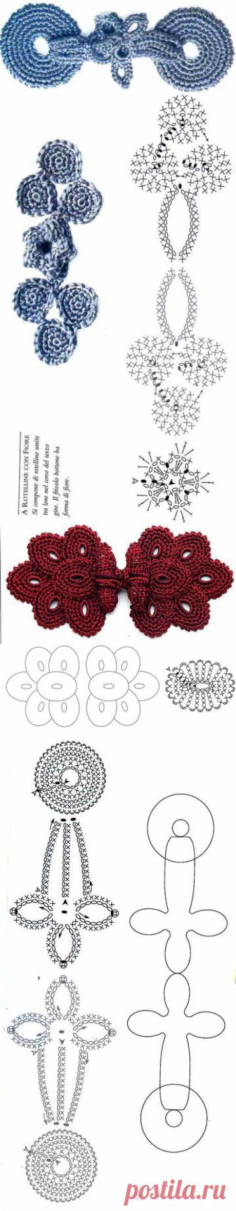 crochet art buttons - crafts ideas - crafts for kids